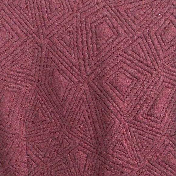 Fit and Flare Dress Burgundy size Small - Picture 3 of 6